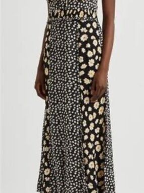 Free People Tigerlily Midi Dress with mixed Floral Print